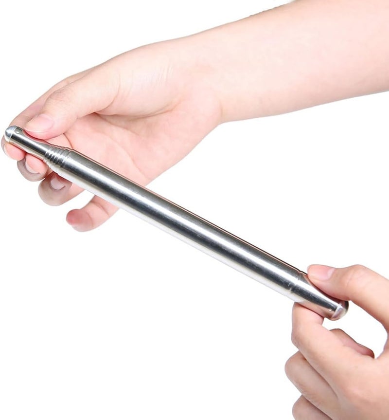 XChangeFun Light Weight Super Endurance Belly Dance Wings Telescopic Stick, Stainless Steel Telescopic Rod Cat Noir Stick - Image 3